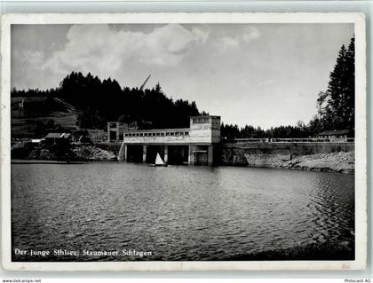 Fribourg - Der junge Sihlsee Staumauer Schlagen - 11058642