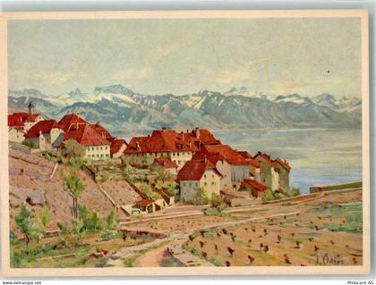 Rivaz sign. Odier Pro Infirmis Schweiz Künstlerkarte - 39693803