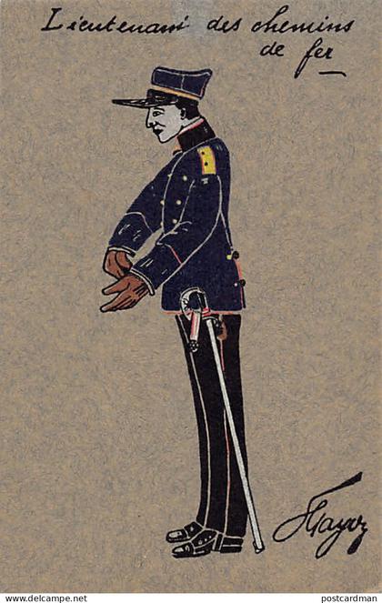 Suisse - Armée Suisse - Lieutenant des Chemins de Fer - Ed. H. Lilienfeld 3