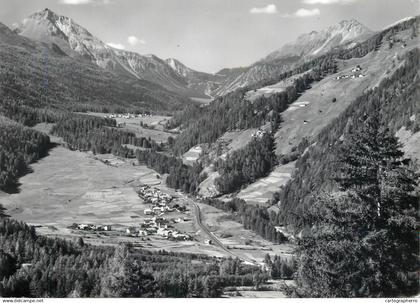 Switzerland Valchava Munstertal gegen Fuldera Piz d'Aint und Ofenpass