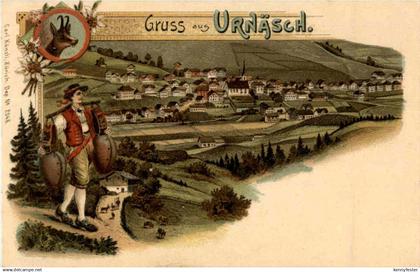 Gruss aus Urnäsch - Litho