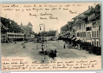 3270 Aarberg 1904 Gebrauchsspuren Hauptstraße - 10603528