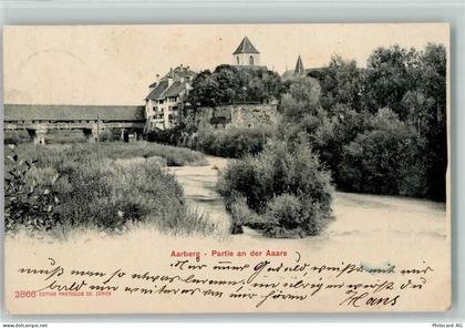 3270 Aarberg - 1904 Partie an der Aare - 13113561