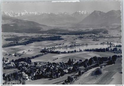 3115 Gerzensee - Fliegeraufnahme Berg See Panorama - 50565926