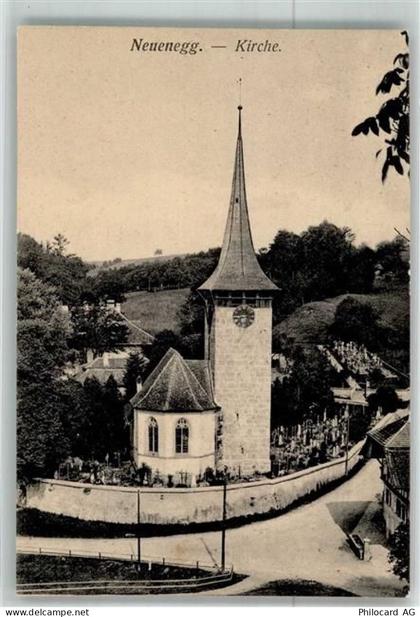 3176 Neuenegg 1925 Foto AK Kirche - 38022422