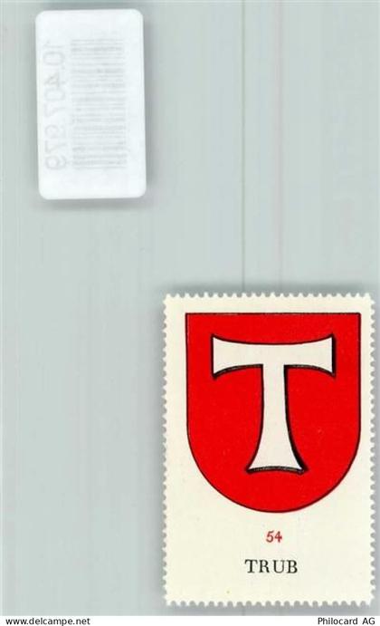 3556 Trub - Vignette Wappen Kaffee Hag ca 1920-1940 - 10407979