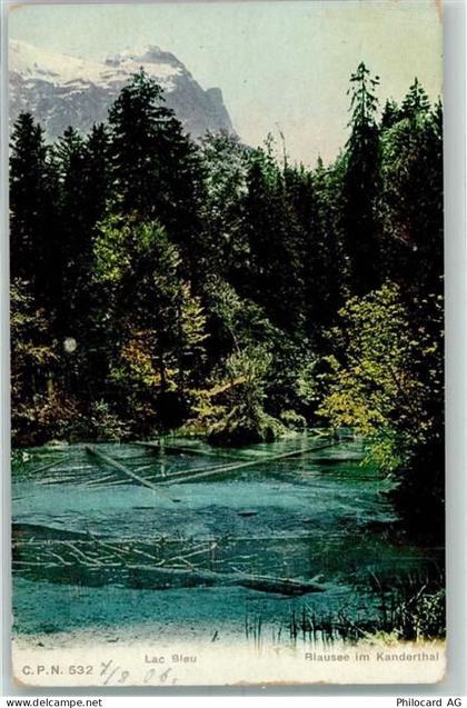 3716 Kandergrund Bunderbach 1906 - Blausee im Kanderthal - 10392934
