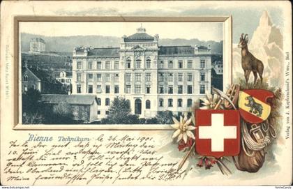 Biel Bienne Biel Praegedruck Technikum