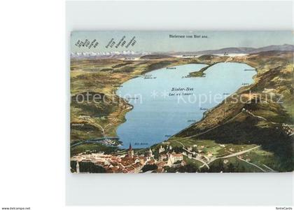 Bielersee Panoramakarte