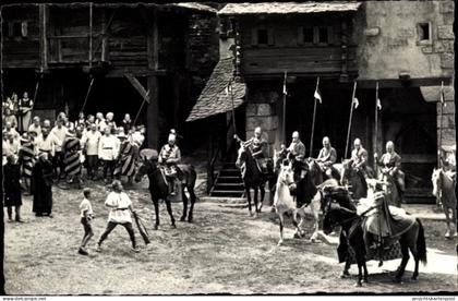 CPA Matten bei Interlaken Kt. Bern Schweiz, Tell-Freilichtspiele, Apfelschuss Szene