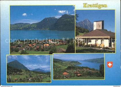 Krattigen Thunersee Panorama Kirche