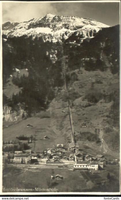 Lauterbrunnen BE Lauterbrunnen Muerrenbahn