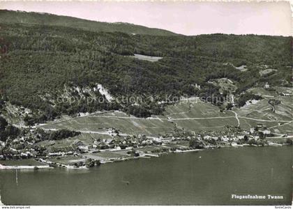 Twann Nidau BE Fliegeraufnahme