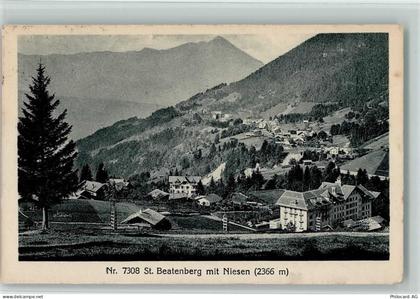3803 Beatenberg 1922 - St. Beatenberg mit Niesen - 10162294