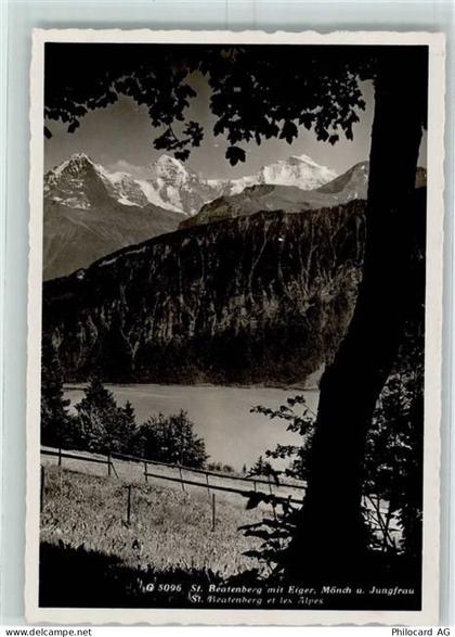 3803 Beatenberg - St. Beatenberg mit Eiger Mönch Jungfrau - 10389591