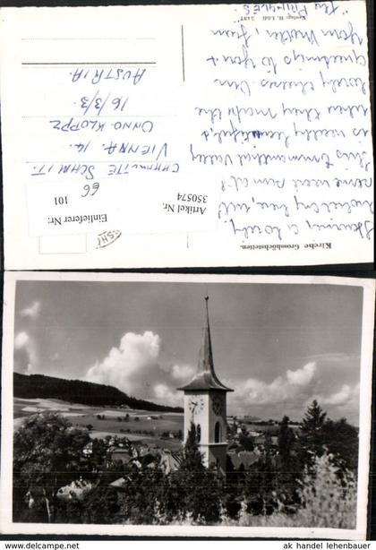 350574,Großhöchstetten Kirche Kirchenturm Kt Bern