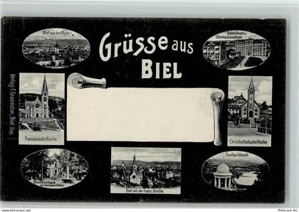 2500 Biel/Bienne - Biel mit den Alpen Technikum Uhrmacherschule Franz. K... - 13218920