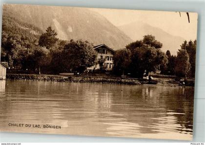 3806 Bönigen b. Interlaken 1936 Foto AK Hotel Chalet du Lac - 38025553
