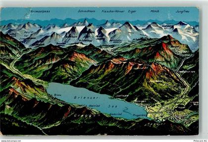 3806 Bönigen b. Interlaken - Brienzersee Vogelschau - 39497618
