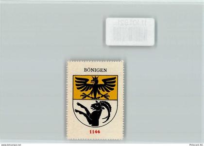 3806 Bönigen b. Interlaken - Vignette Wappen Kaffee Hag ca 1920-1940 - 11101921