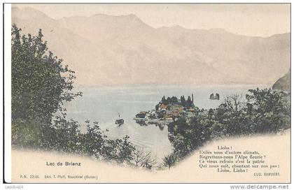 F F S 950 / C P A   -SUISSE - LAC  DE BRIENZ