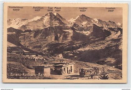 Schweiz - Brienz (BE) Brienz-Rothorn-Bahn - Die Alpen - Verlag Sadag