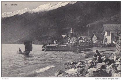 Suisse -  Brienz - Ville Pêche Lac