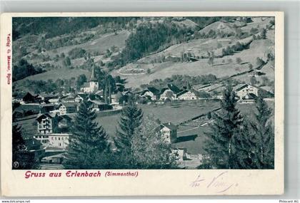 3762 Erlenbach im Simmental 1902 Foto AK - 10748716