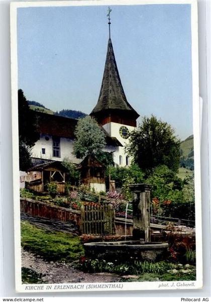 3762 Erlenbach im Simmental - Kirche - 50776627