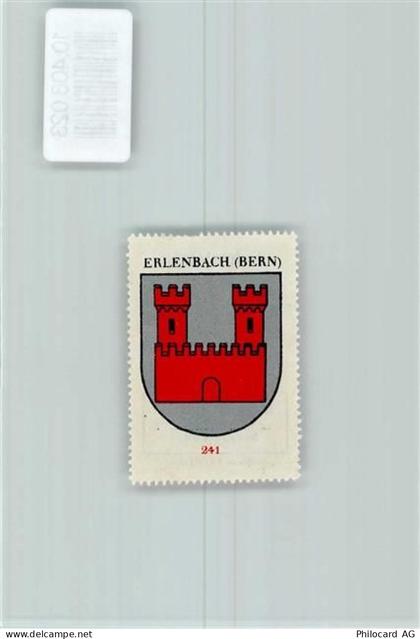 3762 Erlenbach im Simmental - Vignette Wappen Kaffee Hag ca 1920-1940 Bu... - 10408023