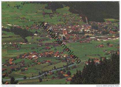 Frutigen - AK Grossformat - Luftaufnahme - gel. 1980