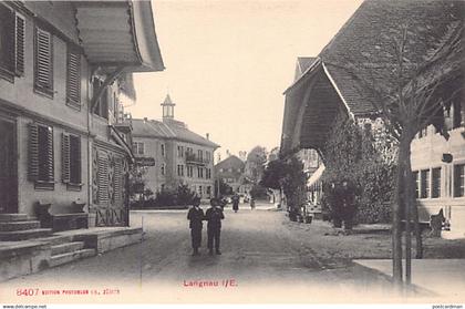 Schweiz - Langnau im Emmental (BE) Dorfpartie - Verlag Photoglob 8407