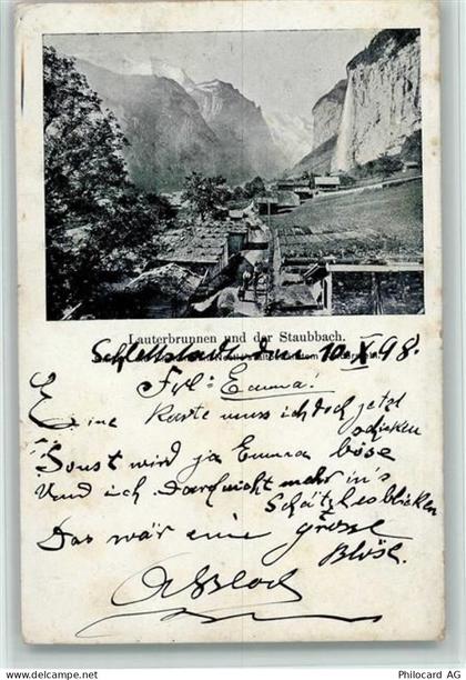 3822 Lauterbrunnen - Lauterbrunnen und der Staubbach - 10148066
