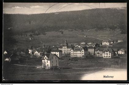 AK Malleray, Totalansicht aus der Vogelschau