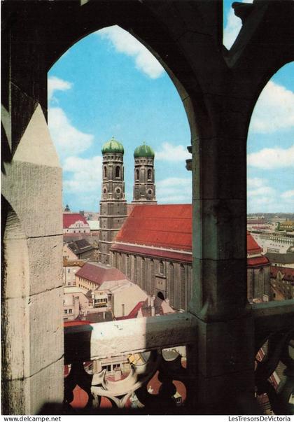 [-5%] SUISSE - München - Frauenkirche - Vue générale - Griffe München - Colorisé - Carte postale