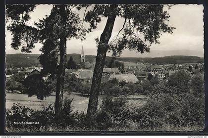 AK Münchenbuchsee, Ortsansicht aus der Vogelschau