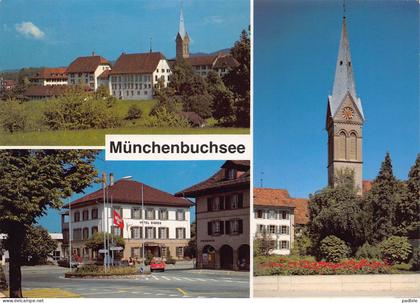 carte postale Suisse Münchenbuchsee Hôtel Bären  très beau plan