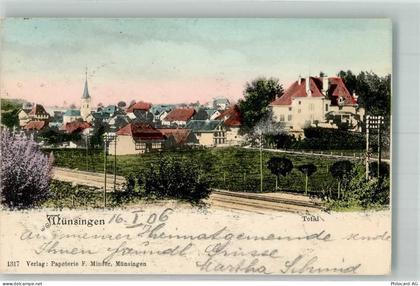 3110 Münsingen 1906 Foto AK - 13306287