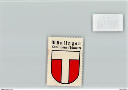 3110 Münsingen - Vignette Wappen Kaffee Hag ca 1920-1940 - 11100231