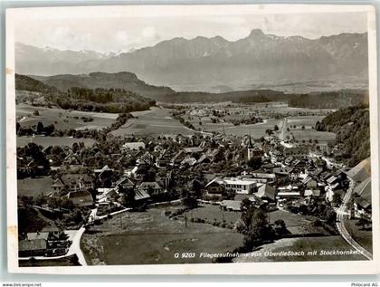 3672 Oberdiessbach - Fliegeraufnahme mit Stockhornkette - 13132092