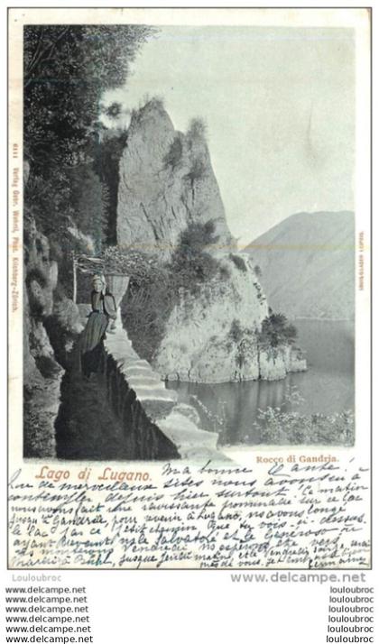 SUISSE FEMME AVEC HOTTE PORTEUSE DE BOIS LAGO DI LUGANO