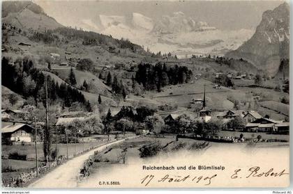 3713 Reichenbach im Kandertal 1905 Lithographie Blümlisalp - 51674538