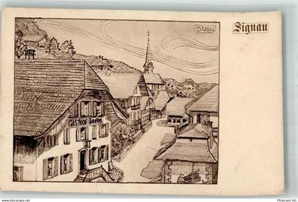 3534 Signau Gebrauchsspuren Gasthaus Thurm Künstlerkarte - 14000683