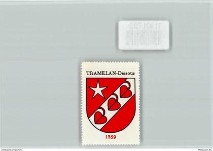 2720 Tramelan - Tramelan-Dessous Vignette Wappen Kaffee Hag ca 1920-1940... - 11101752