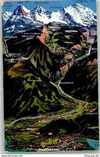 3812 Wilderswil - Vogelschau - 39497535