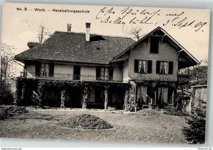 3076 Worb 1909 Foto AK Haushaltungsschule - 10735123