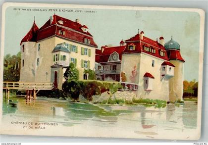 4103 Bottmingen Lithographie Schloss Bottmingen - 10741613