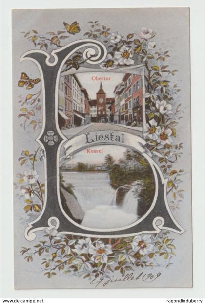 CPA - SUISSE - LIESTAL - Obertor, Kessel - Série originale avec lettre L première lettre de LIESTAL