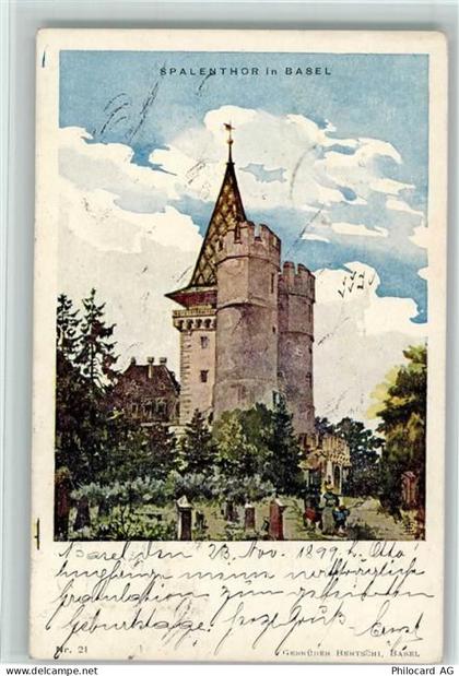 4000 Basel Bâle 1899 - Spalentor in Basel - 10196290