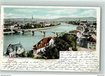 4000 Basel Bâle - Die drei Brücken - 12111648